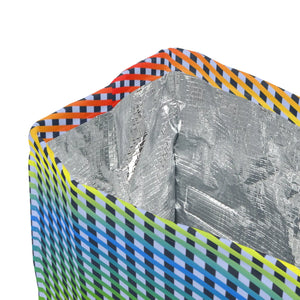 Vibrant Lunch Bag - Colorful Geometric Pattern - Dipaliz - Bags