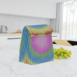 Vibrant Lunch Bag - Colorful Geometric Pattern - Dipaliz - Bags