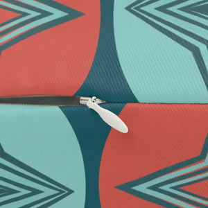 Home Decor - Spun Polyester Lumbar Pillow - Geometric Pattern Design - Dipaliz 20’’ × 14’’