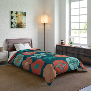 Vibrant Comforter - Colorful Geometrical Pattern - Dipaliz - Quilts & Comforters