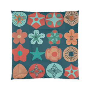 Vibrant Comforter - Colorful Geometrical Pattern - Dipaliz - Quilts & Comforters