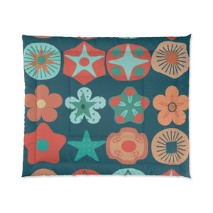 Vibrant Comforter - Colorful Geometrical Pattern - Dipaliz - Quilts & Comforters