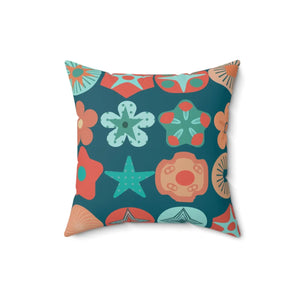 Polyester Square Pillow – Colorful Geometrical Pattern - Dipaliz - Throw Pillows