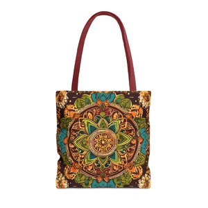 Vibrant Tote Bag - Colorful Indian Pattern Polyester - Dipaliz - Bags