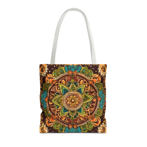 Vibrant Tote Bag - Colorful Indian Pattern Polyester - Dipaliz - Bags