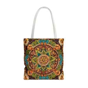 Vibrant Tote Bag - Colorful Indian Pattern Polyester - Dipaliz - Bags