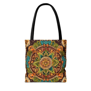 Aop Tote Bag - Colorful Indian Pattern - Dipaliz - Bags