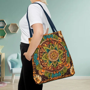 Aop Tote Bag - Colorful Indian Pattern - Dipaliz - Bags