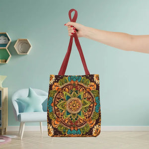 Aop Tote Bag - Colorful Indian Pattern - Dipaliz - Bags