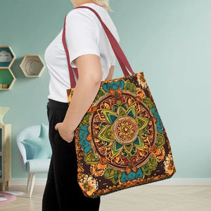 Aop Tote Bag - Colorful Indian Pattern - Dipaliz - Bags