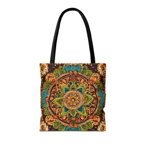 Aop Tote Bag - Colorful Indian Pattern - Dipaliz - Bags