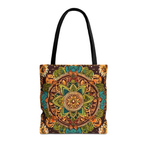 Aop Tote Bag - Colorful Indian Pattern - Dipaliz - Bags