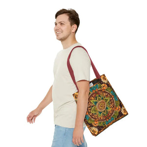 Aop Tote Bag - Colorful Indian Pattern - Dipaliz - Bags