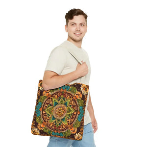 Aop Tote Bag - Colorful Indian Pattern - Dipaliz - Bags