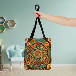 Aop Tote Bag - Colorful Indian Pattern - Dipaliz - Bags