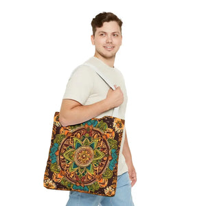 Aop Tote Bag - Colorful Indian Pattern - Dipaliz - Bags