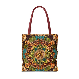 Aop Tote Bag - Colorful Indian Pattern - Dipaliz - Bags