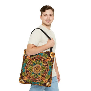 Aop Tote Bag - Colorful Indian Pattern - Dipaliz - Bags