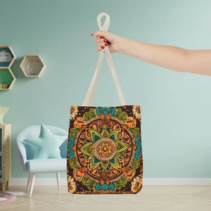 Aop Tote Bag - Colorful Indian Pattern - Dipaliz - Bags