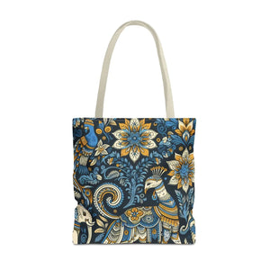 Colorful Indian Pattern Tote Bag - Bold Aop Canvas - Dipaliz - Bags