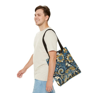 Colorful Indian Pattern Tote Bag - Bold Aop Canvas - Dipaliz - Bags
