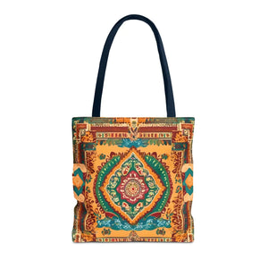 Vibrant Tote Bag - Colorful Indian Pattern Polyester - Dipaliz - Bags