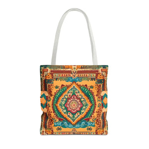 Vibrant Tote Bag - Colorful Indian Pattern Polyester - Dipaliz - Bags