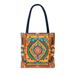 Vibrant Tote Bag - Colorful Indian Pattern Polyester - Dipaliz - Bags