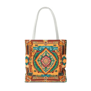 Vibrant Tote Bag - Colorful Indian Pattern Polyester - Dipaliz - Bags