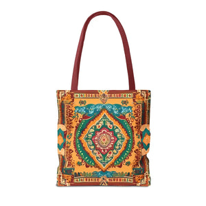 Vibrant Tote Bag - Colorful Indian Pattern Polyester - Dipaliz - Bags