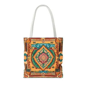Vibrant Tote Bag - Colorful Indian Pattern Polyester - Dipaliz - Bags