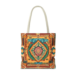 Vibrant Tote Bag - Colorful Indian Pattern Polyester - Dipaliz - Bags