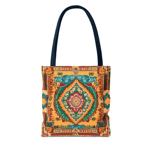 Vibrant Tote Bag - Colorful Indian Pattern Polyester - Dipaliz - Bags