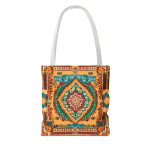 Vibrant Tote Bag - Colorful Indian Pattern Polyester - Dipaliz - Bags