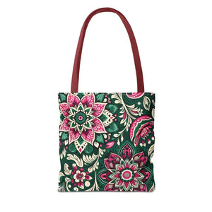 Colorful Indian Pattern Aop Tote Bag Bold Style Dipaliz - Bags