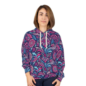 Aop Unisex Pullover Hoodie - Colorful Indian Pattern - Dipaliz - Xs - Hoodies