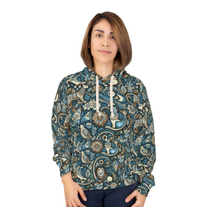 Vibrant Pullover Hoodie - Colorful Indian Pattern - Dipaliz - Hoodies