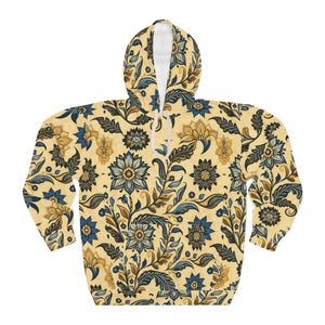 Vibrant Pullover Hoodie - Colorful Indian Pattern - Dipaliz - Hoodies