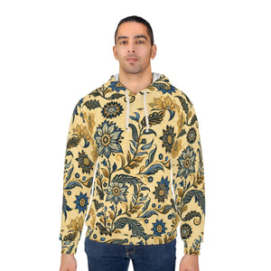 Vibrant Pullover Hoodie - Colorful Indian Pattern - Dipaliz - Hoodies