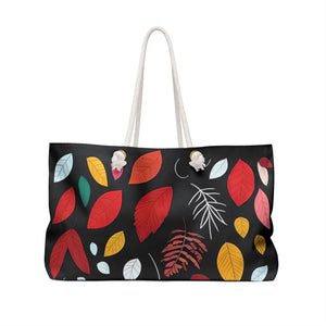 Colorful Leaves Polyester Weekender - Fall Bag - Dipaliz - Luggage & Bags