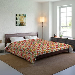 Colorful Leaves Pattern – Lightweight Bedding - Dipaliz - Quilts & Comforters