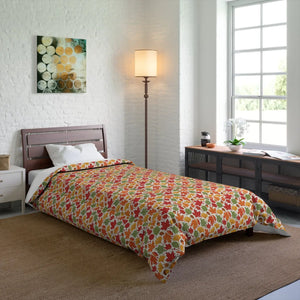 Colorful Leaves Pattern – Lightweight Bedding - Dipaliz - Quilts & Comforters