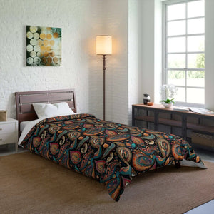 Colorful Paisley Pattern Comforter – Soft Bedding - Dipaliz - Quilts & Comforters