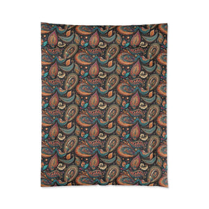 Colorful Paisley Pattern Comforter – Soft Bedding - Dipaliz - Quilts & Comforters