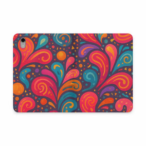 Dipaliz Colorful Paisley Tablet Folio Case Retro Swirl - Computer Accessories