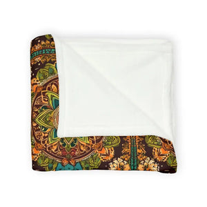 Colorful Patola Pattern Soft Polyester Blanket - Dipaliz - Blankets