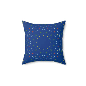 Vibrant Polyester Square Pillow - Spun - Dipaliz - Throw Pillows