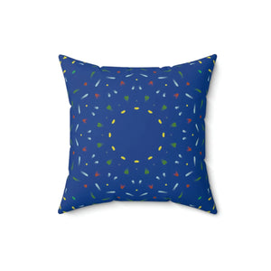 Vibrant Polyester Square Pillow - Spun - Dipaliz - Throw Pillows