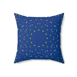 Vibrant Polyester Square Pillow - Spun - Dipaliz - Throw Pillows