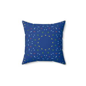 Vibrant Polyester Square Pillow - Spun - Dipaliz - Throw Pillows